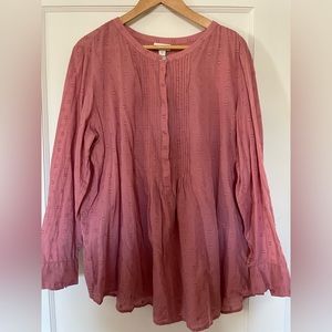 Light, fresh peasant type tunic from J Jill